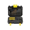 Conjunto de ferramentas manuais STANLEY STA88546 — conjunto universal de 50 peças com brocas e ferramentas de oficina com mala, adequado para madeira