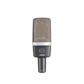 Microfone AKG C214 preto microfone de estúdio