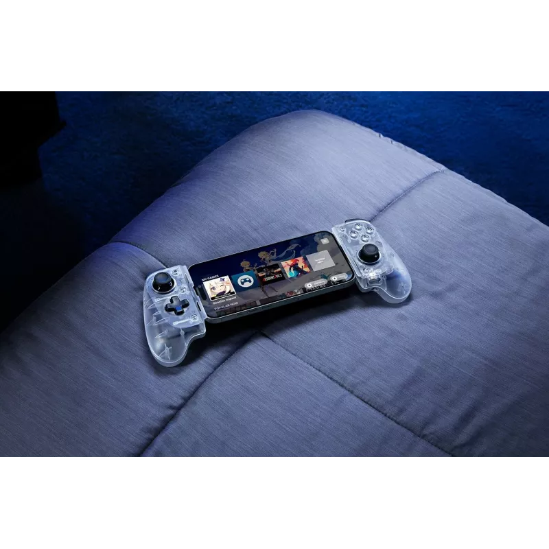 Razer Kishi V3 - Phantom White Ed. comando USB analógico Android, iOS