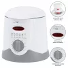 Fritadeira Clatronic FFR 2916 Single 1 L de bancada 900 W cinzenta, branca