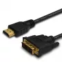 Cabo e adaptador de vídeo Savio CL-139 1,8 m DVI-A HDMI Type-A (Standard) Preto