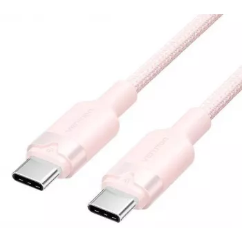 Cabo USB-C para USB-C Vention TRDP USB 2.0 1 m 0,48 Gbit/s 60 W rosa