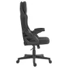 Cadeira gaming Deltaco DC130 Soft Woven Mesh preta (GAM-180)