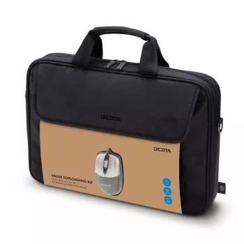 Bolsa Toploader DICOTA D30805-RPET 40,6 cm 16 polegadas Preto