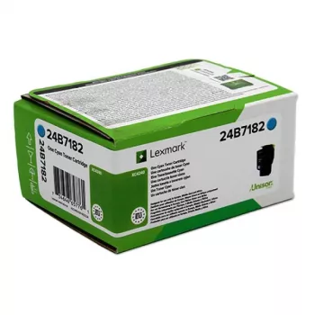 Lexmark - ciano - original - cartucho de toner