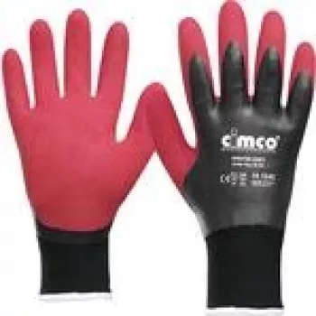 Luvas de oficina Cimco 141241 preto vermelho L