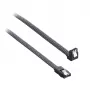 Cabo ModMesh SATA 3 em ângulo reto 30 cm - carbono - cabo - digital/dados (CM-CAB-RSAT-N30KC-R)