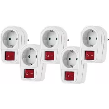 Tomada com interruptor Renkforce 2 polos branco