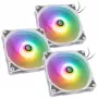 Ventoinha de caixa BitsPower Notos RGB PWM 120mm branca, pack de 3