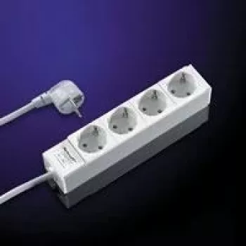 Unidade de distribuição de energia SCHROFF 60110-201 1U Alumínio com 4 saídas AC
