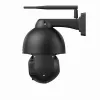 Câmara de vigilância IP dome Foscam SD8P 8 MP, 4K 3840 x 2160, zoom ótico 4x, PTZ, IR 50 m, Wi-Fi, MicroSD até 256 GB
