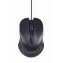 Teclado Full-Size com fios Gembird KBS-UM-04 USB QWERTY US-Inglês com rato, preto, cabo de 1,5 m