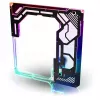 Painel lateral para caixa Singularity Spectre 4 Aevum Dual Loop painel lateral acrílico transparente preto