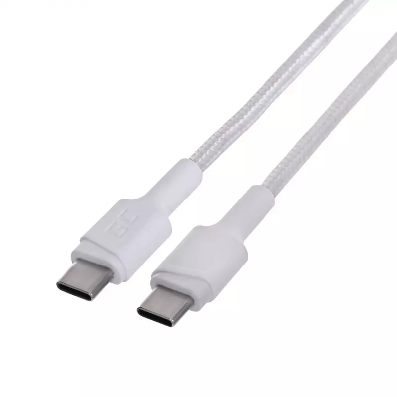 Cabo USB Green Cell KABGC30W USB 3.2 Gen 1 (3.1 Gen 1) 1,2 m USB-C branco