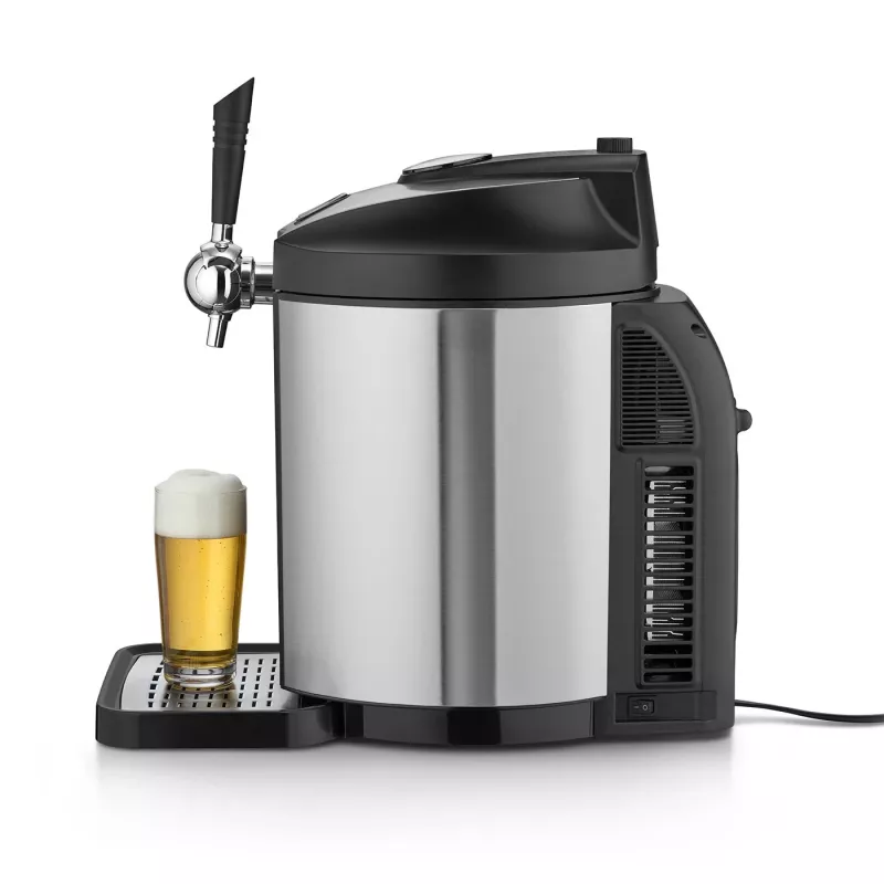 Caso | Dispensador de cerveja | BeerMaster | Autónomo | Aço inoxidável/preto