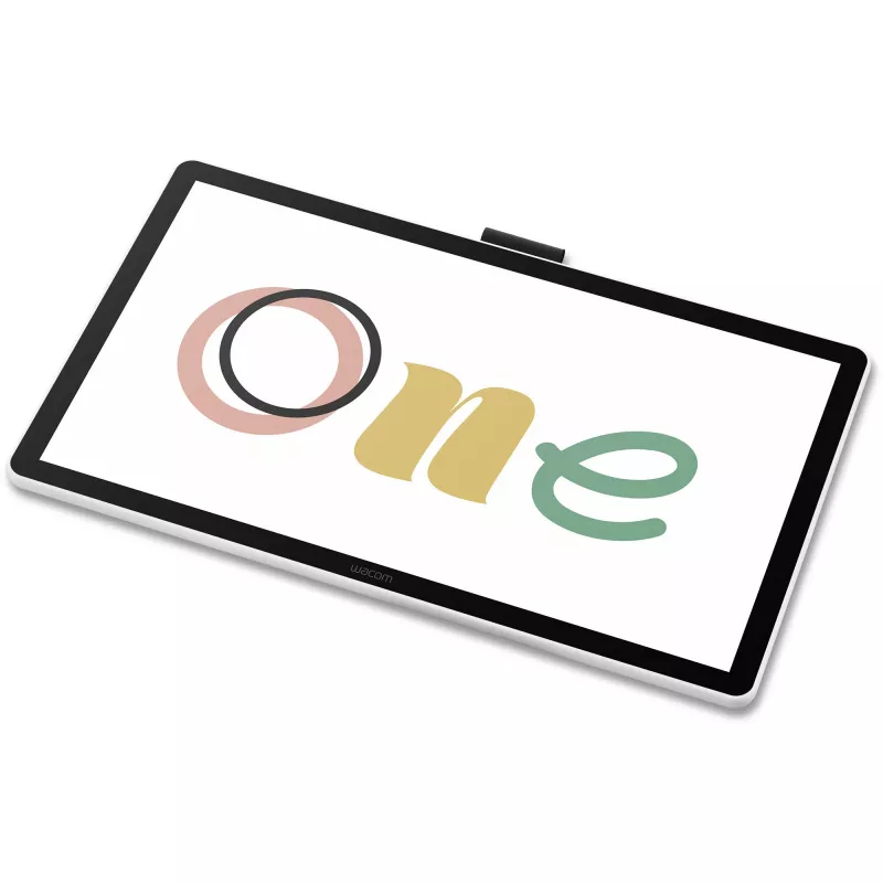 Wacom One digitalizador ecrã LCD de 14 polegadas com tecnologia tátil responsiva, 4096 níveis de sensibilidade à pressão