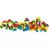 Eichhorn blocos de construção de madeira coloridos, brinquedo de construção