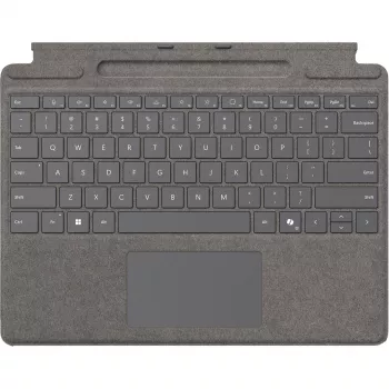 Microsoft Surface Pro Teclado com Slim Pen para Empresas QWERTZ Alemão Microsoft Cover Port Platina