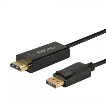 Cabo Display Port para HDMI 1,5m, CL-183 Savio SAVKABELCL-183