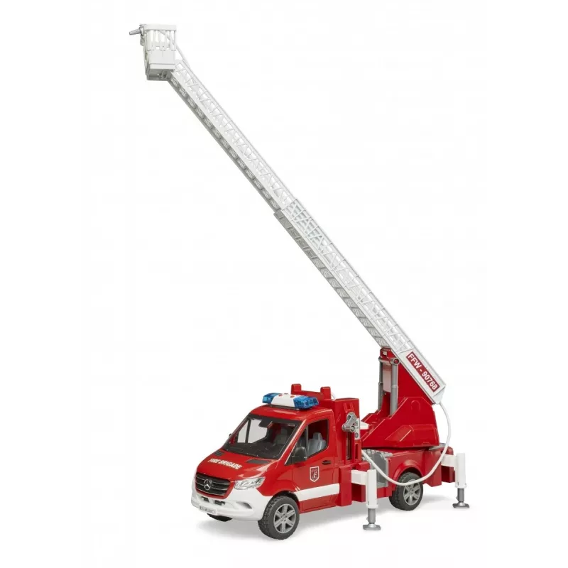 Carro de bombeiros BRUDER 02673 vermelho branco plástico ABS 4 anos