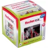 Bucha FISCHER DUOPOWER 6x50 S 50 unid. com parafuso