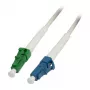 Cabo de patch de fibra ótica de 1 fibra 1.0mtr.LC-LC(APC8°) - 9/125u - polimento angular - G657.A2 - Synergy21 -