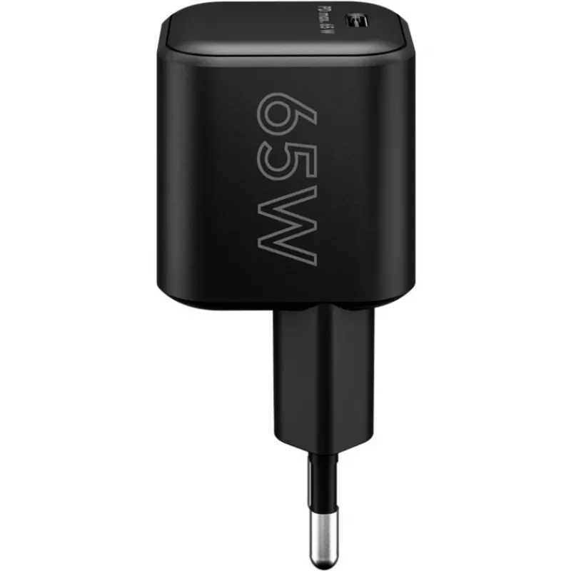 Conjunto de carregamento USB-C GOOBAY 74774 – carregador de 65 W com cabo USB-C têxtil de 1 m