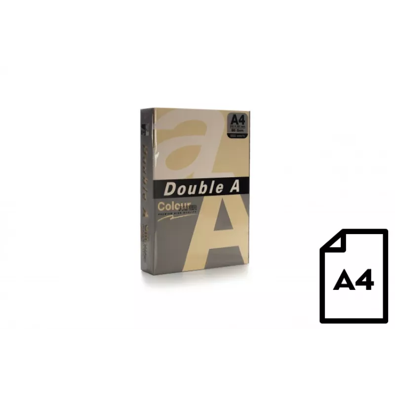 Papel colorido Double A, 80g, A4, 500 folhas, Old Rose