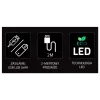 Luzes néon MANTA SNL07GN verde amarelo estilo cato decorativa LED néon