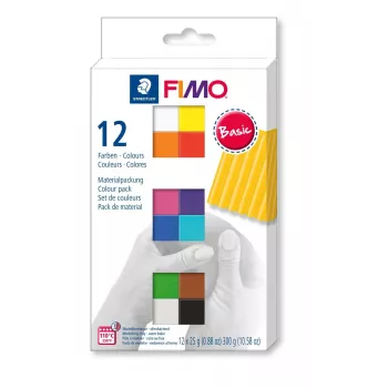 Massa de modelar Staedtler FIMO 8023 C cores sortidas