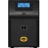Fonte de alimentação ininterrupta ORVALDI ID2K0CH Line-Interactive 2 kVA / 1200 W, 24 V, baterias de 9 Ah, LCD, USB, compacto preto