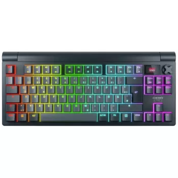 Teclado mecânico Cherry MX 8.3 Wireless RGB Red Switch Layout DE