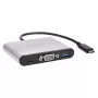 SilverStone SST-EP06C USB 3.1 Type-C para VGA / USB Type-C / USB Type-A hub adaptador