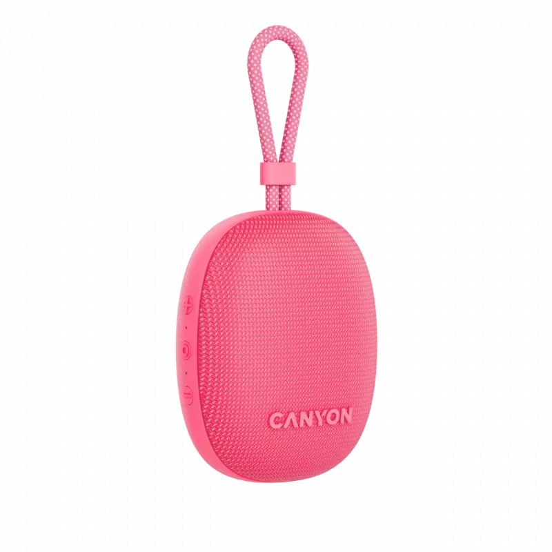 Canyon OnMove 12 - altifalante Bluetooth v5.3 portátil - 5W - TWS - IPX7 - 12 horas - carregamento USB-C