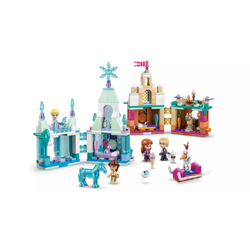 LEGO DISNEY 43278 Mini Castelo de Arendelle e Palácio de Gelo da Elsa