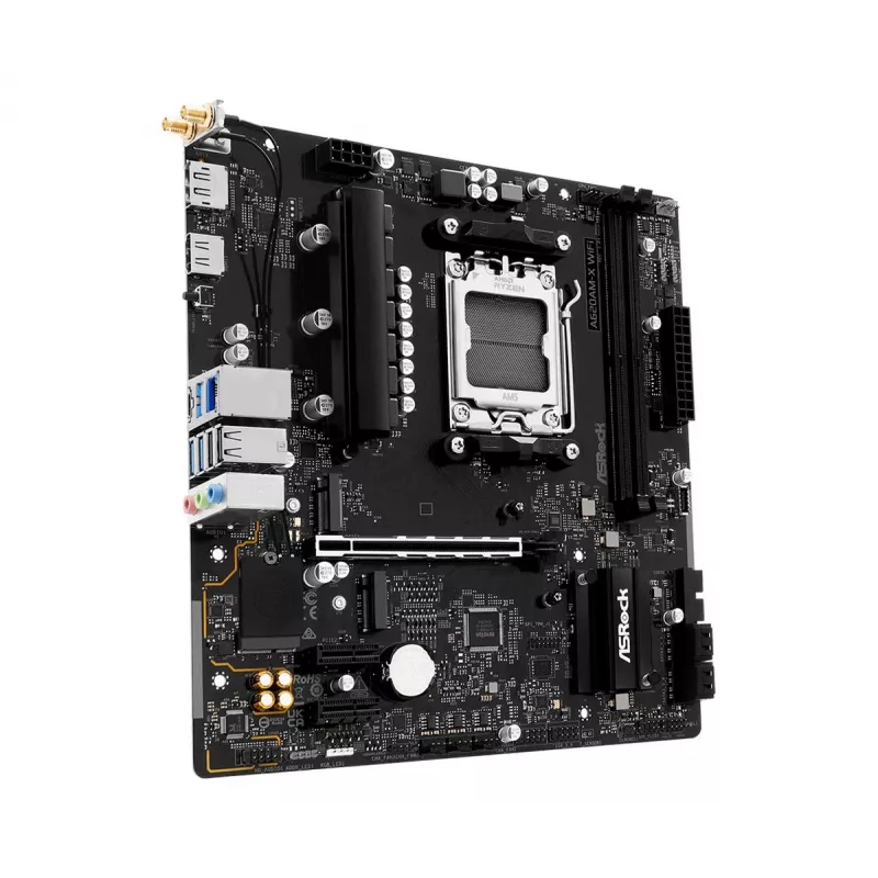 Placa-mãe ASRock A620AM-X WiFi AMD A620 AM5 Micro-ATX