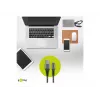 Goobay 49269 cabo USB-A para Lightning, 2 m, revestimento têxtil, fichas metálicas, certificado MFi, USB 2.0, cinzento sideral/prateado