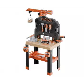 Oficina de brincar SMOBY Bricolo Builder 7600360741 – conjunto de ferramentas de construção para brincar ao faz de conta