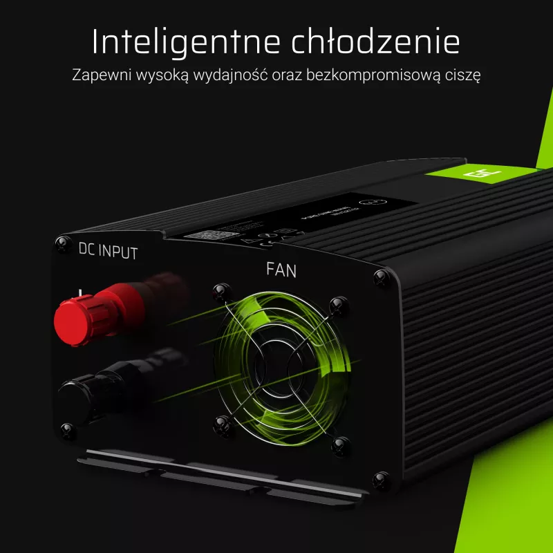 Transformador de tensão Green Cell® 24V para 230V 300W preto