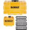 Caixa de ferramentas DeWalt DT70801 pequena ToughCase armazenamento portátil com fechos seguros