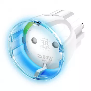 Fibaro FIBEFGWPF-102-5 Adaptador de ficha tipo F branco
