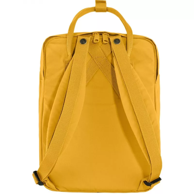 Mochila Fjällräven Kanken Laptop 13 polegadas — mochila casual, Amarelo, 250×160×350 mm, Poliamida/PP/Vinil