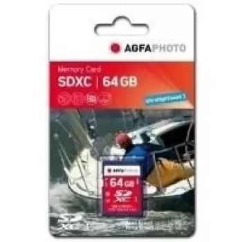 AgfaPhoto - Cartão de memória flash - 64 GB - Classe 10 - SDXC UHS-I