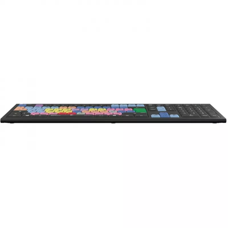 Teclado Logickeyboard LKB-MCOM4-A2PC-FR USB AZERTY francês preto (LKB-MCOM4-A2PC-FR)