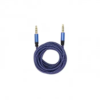 Cabo AUX Sbox 3535-1.5BL 3,5 mm para 3,5 mm azul mirtilo