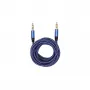 Cabo AUX Sbox 3535-1.5BL 3,5 mm para 3,5 mm azul mirtilo