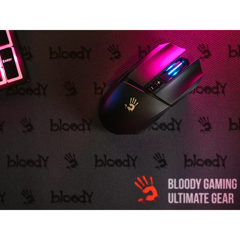 Rato A4TECH BLOODY R36 ULTRA WRLS 2.4G+USB Preto