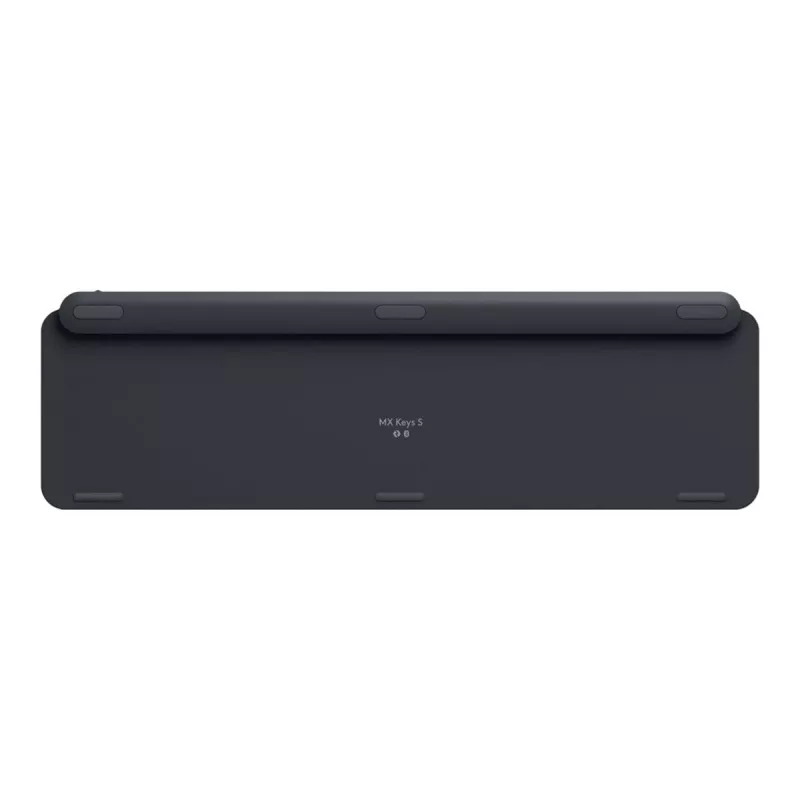 Logitech MX Keys S 920-011589 teclado sem fios de tamanho completo, Bluetooth LE / Logi Bolt, retroiluminado, recarregável por USB-C, QWERTY US International, com apoio de pulsos, grafite