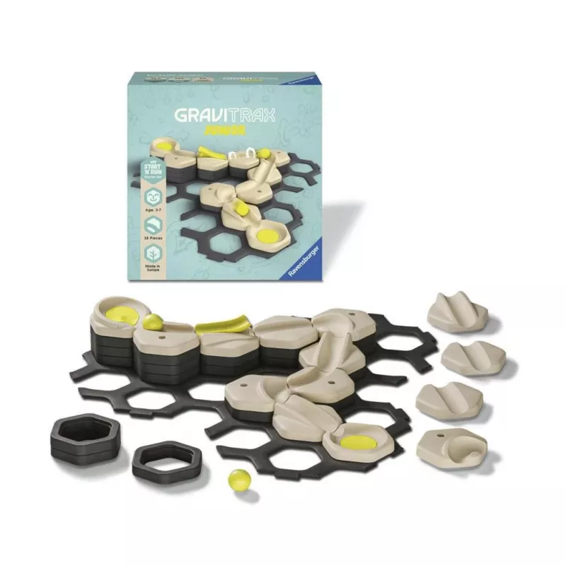 Ravensburger GraviTrax Junior conjunto inicial S Start & Run brinquedo de pista de berlindes (27531)