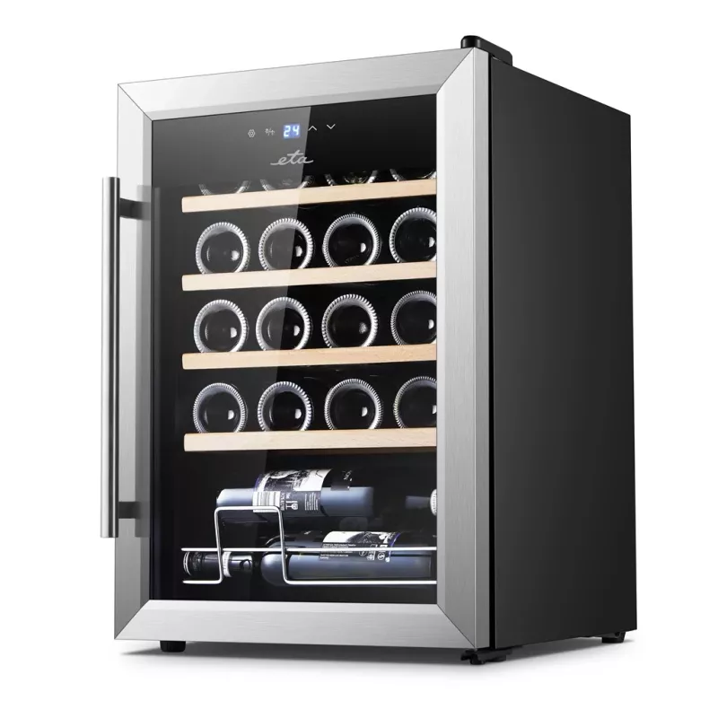 ETA | Arrefecedor de vinho | ETA953190010GN | Classe de eficiência energética G | Independente | Capacidade de garrafas 20 | preto